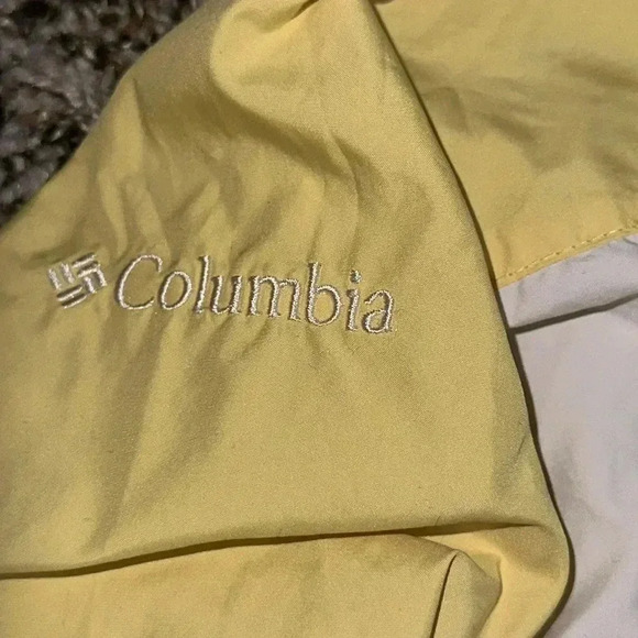 Vintage Columbia Yellow Windbreaker Rain Coat - Picture 2 of 12